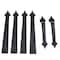 Dura-Lift Premium Ultra-Life Magnetic Decorative Carriage-Style Garage Door Hardware (4 Hinges, 2 Handles) DLADMH - alternate 6